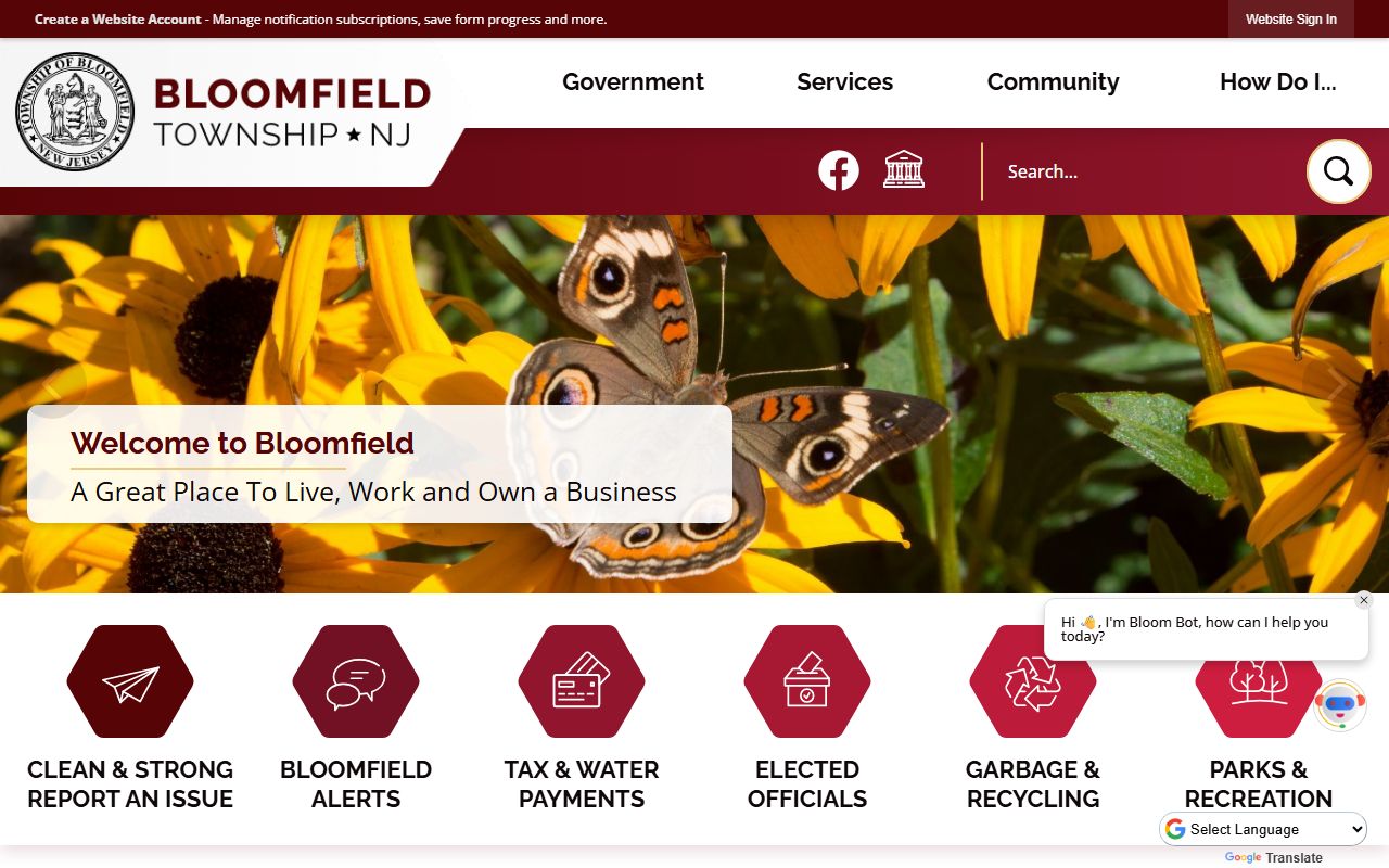 Bloomfield unclaimed money township website