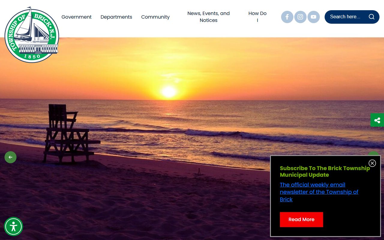 Brick Township unclaimed money municipal website